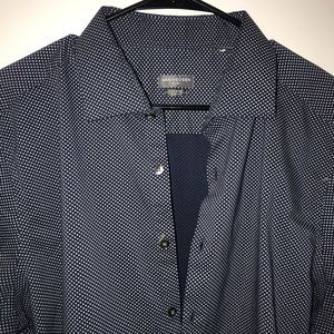 Van Huesen Mens Modern Fit Dress Shirt